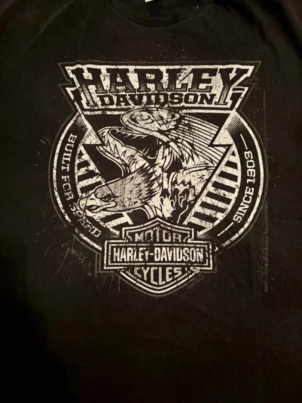 Harley Davidson Faneuil Hall Boston MA tshirt XL